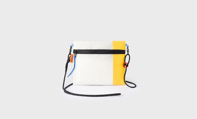 Bolso Apero Goods Amarillo, hecho en Málaga - Raya Vertical