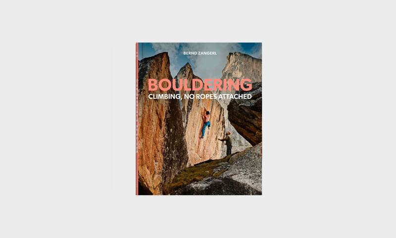 BOULDERING. Climbing, no ropes attached