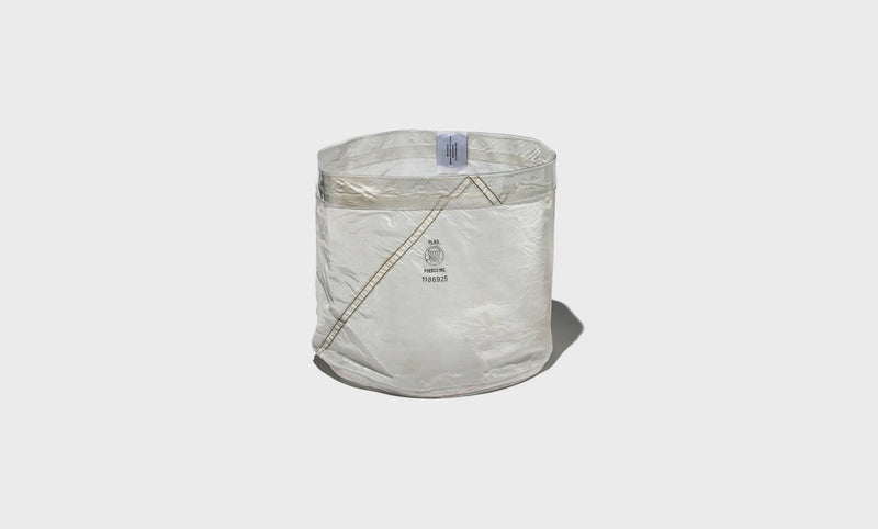 Organizador de tela de paracaídas vintage - Blanco