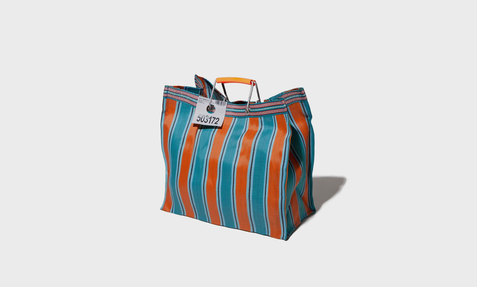Bolsa de rayas de plástico reciclado Square
