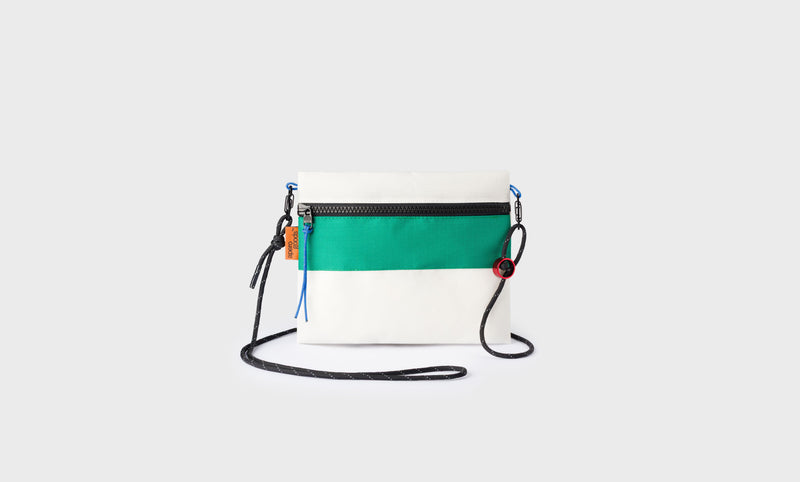 Bolso Apero Goods Verde, hecho en Málaga - Horizontal