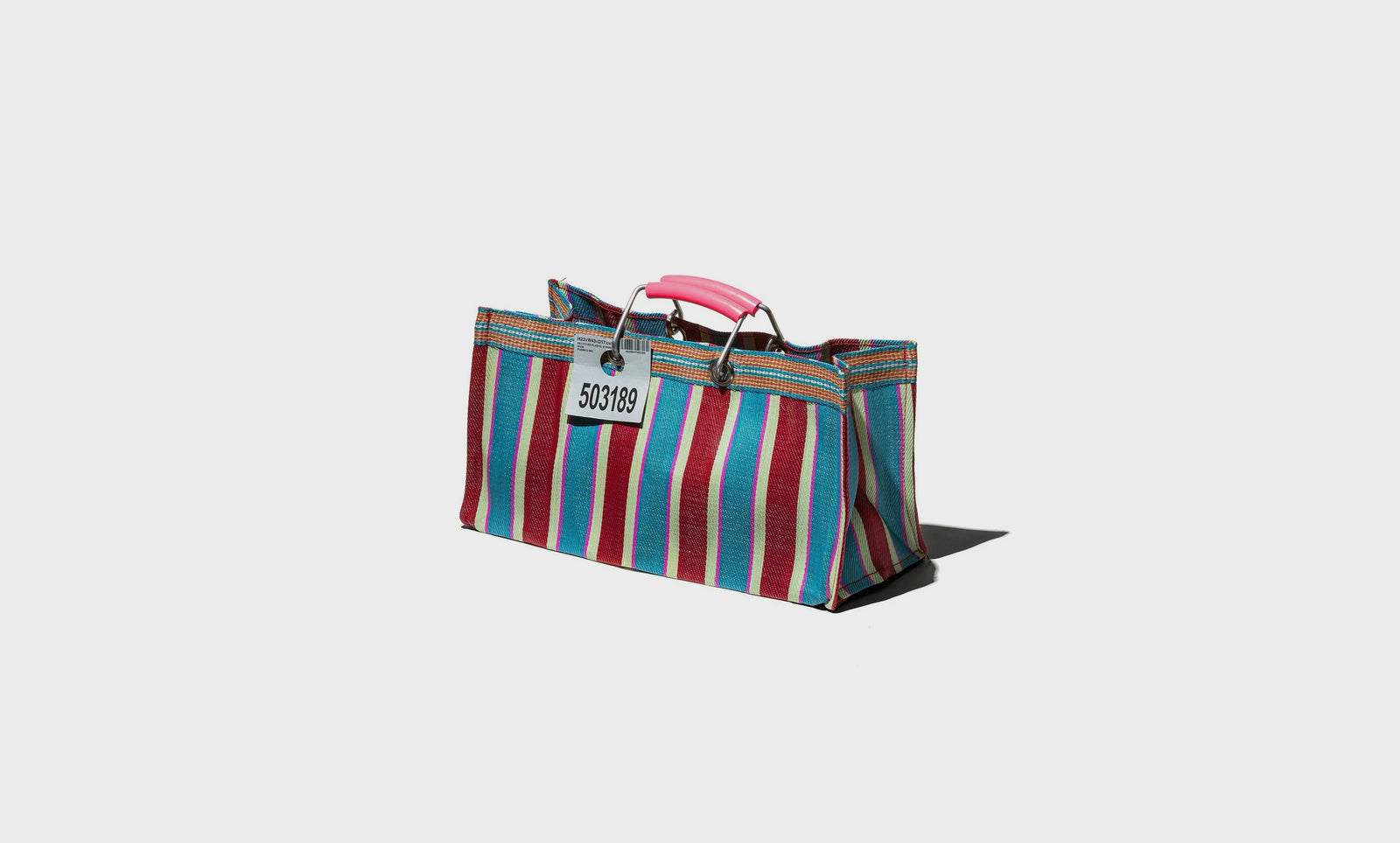 Bolsa de rayas de plástico reciclado Wide
