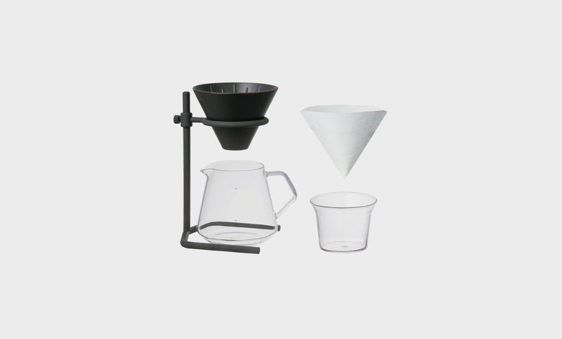 SCS-S04 Brewer stand set 4 tazas