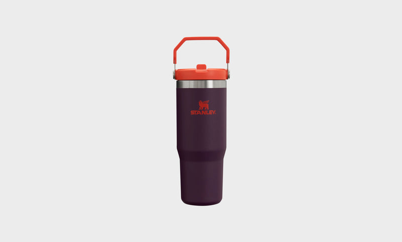 Termo IceFlow Flip straw 0.89L Stanley - Ciruela
