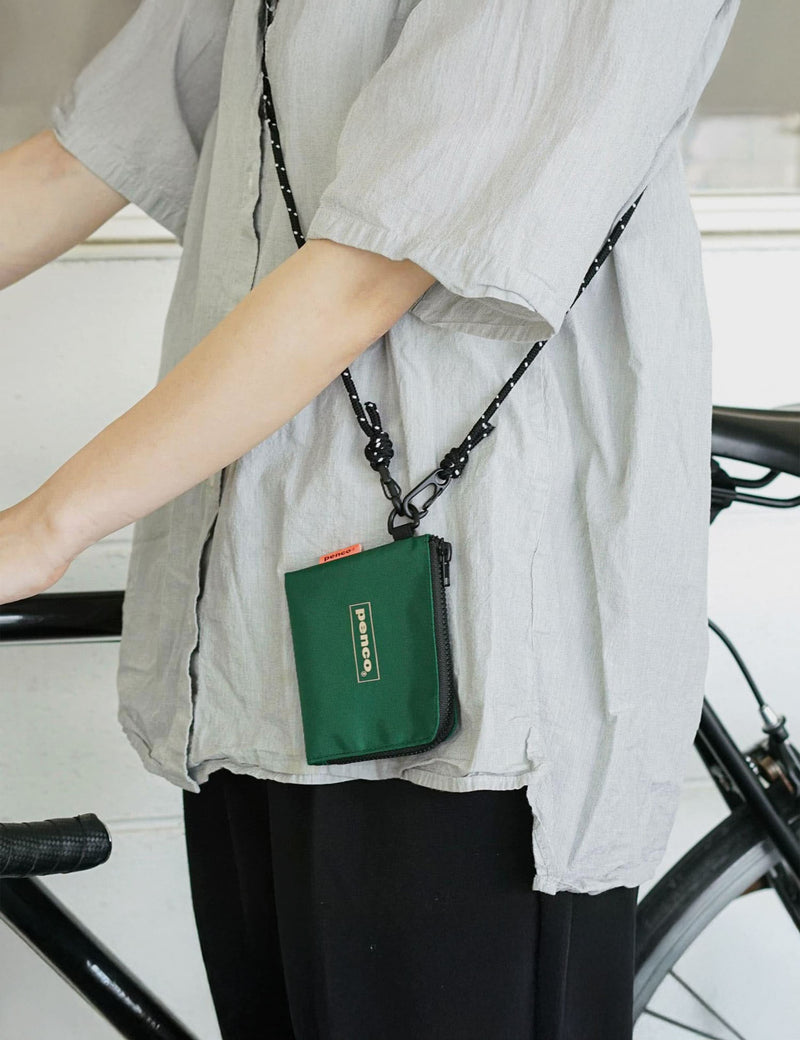 Cartera L-Zip - Verde
