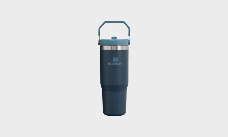 Termo IceFlow Flip straw 0.89L Stanley - Azul