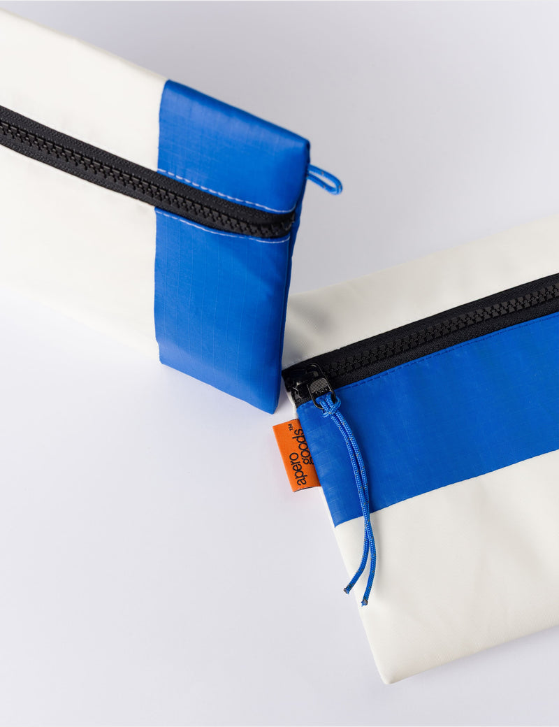 Bolso Apero Goods Azul, hecho en Málaga - Raya Vertical
