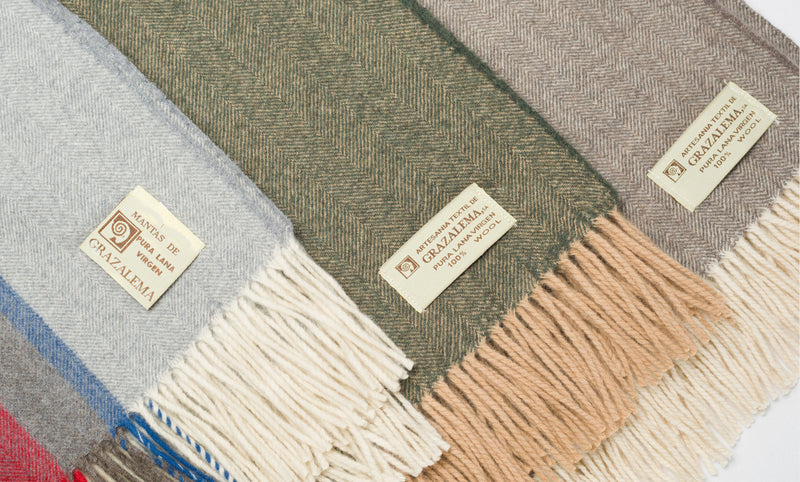 Merino Wool Blanket - Burdeos