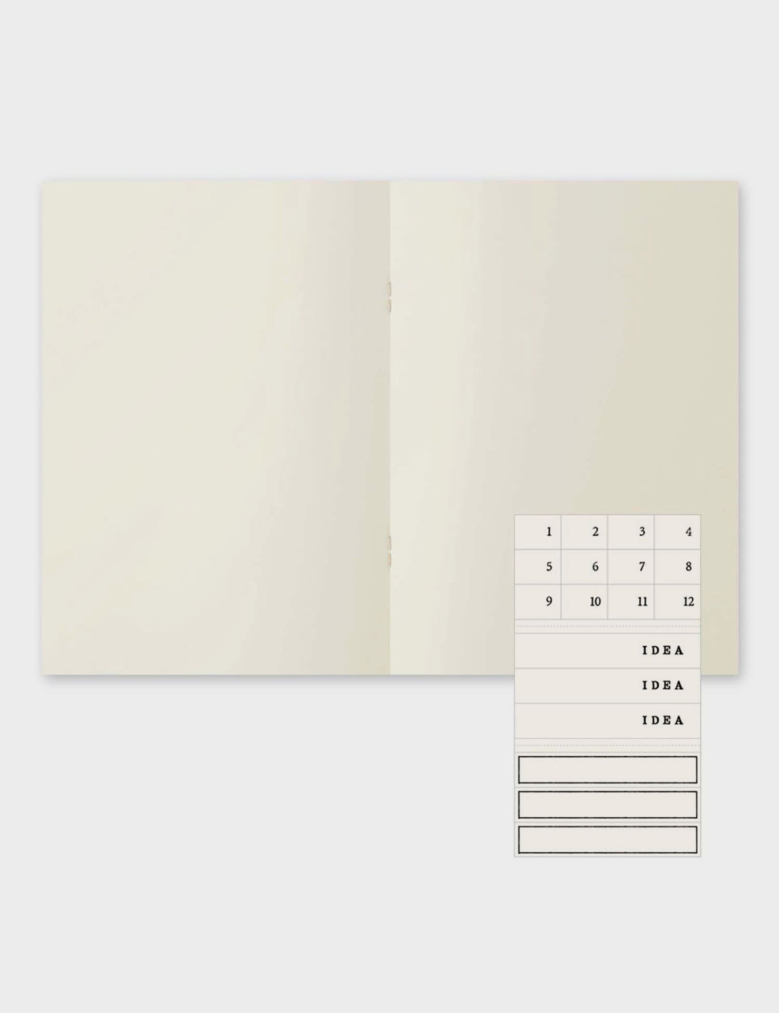MD Notebook Light Blank A5, 3 pack